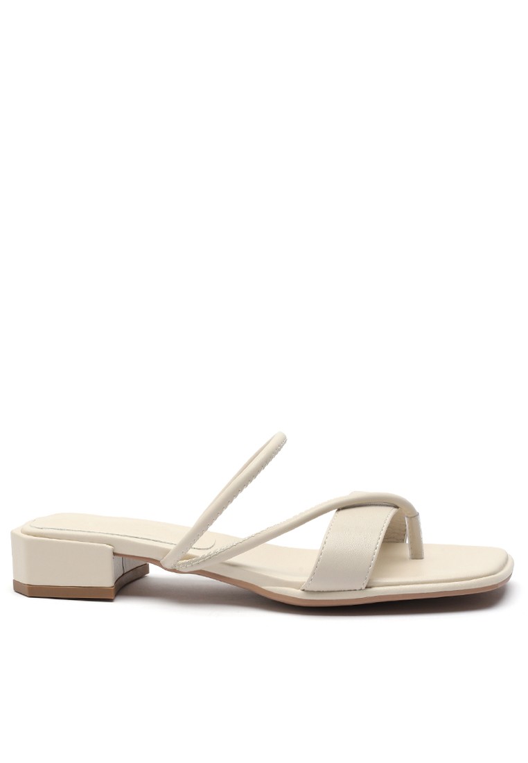 3.5CM Strap Mid Heel Toe Sandal 221-3