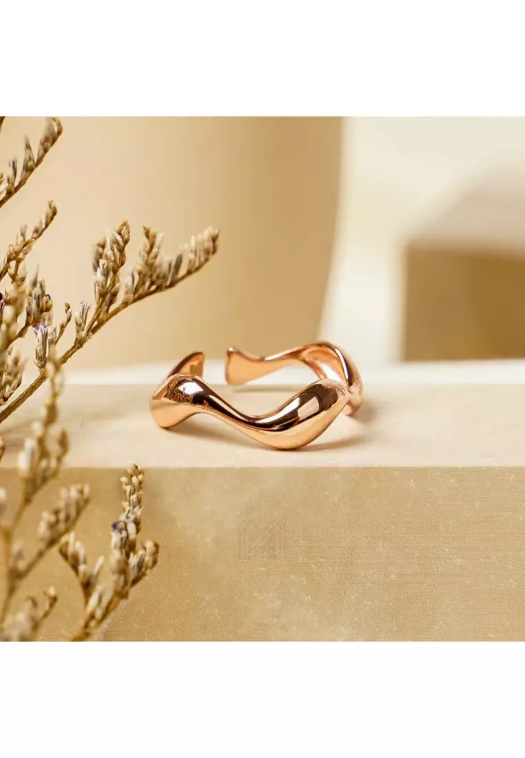 Gold silver rose gold on sale ring