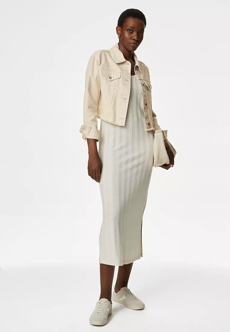 Denim Cropped Jacket