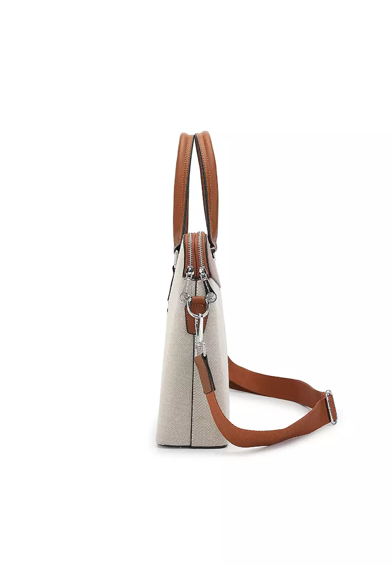 Women's Laptop Bag / Briefcase / Sling Bag (手提電腦袋 / 斜孭袋) - 棕色