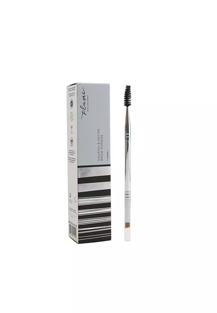 Discount on Plume Science  shoes - SKU: Plume Science - Nourish & Define Brow Pomade (With Dual Ended Brush) - # Ashy Daybreak 4g/0.14oz
