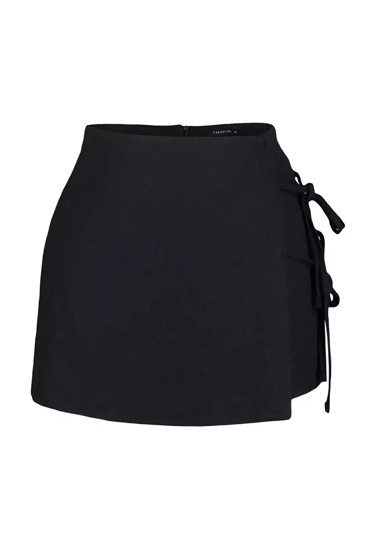 Buy Trendyol Tie Detail Shorts 2024 Online | ZALORA Philippines