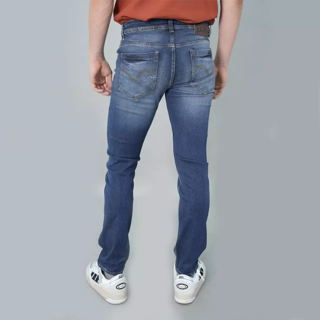 LGS - Celana Panjang Jeans - Premium - Stretch - Biru - Slim Fit - JPF.369.PS102.A669.C