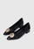 Milliot & Co. black Eugenia Pointed Toe Pumps 47EF8SH323CAB9GS_3