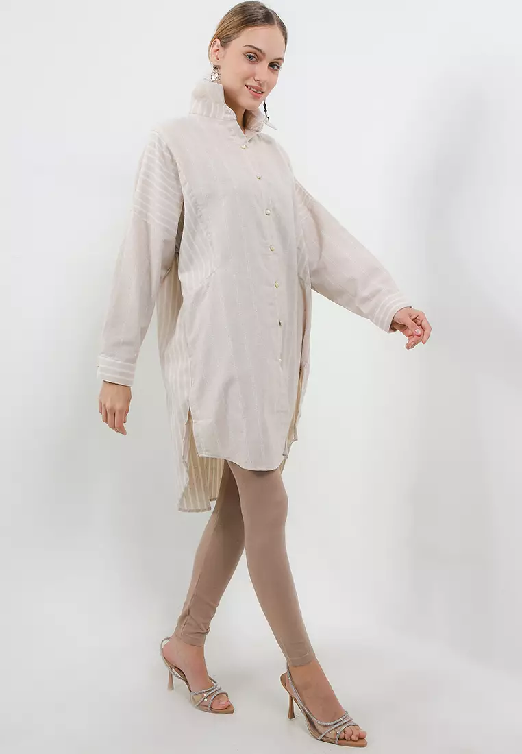 SET TUNIC Arno L/Slv+Legging Khaki