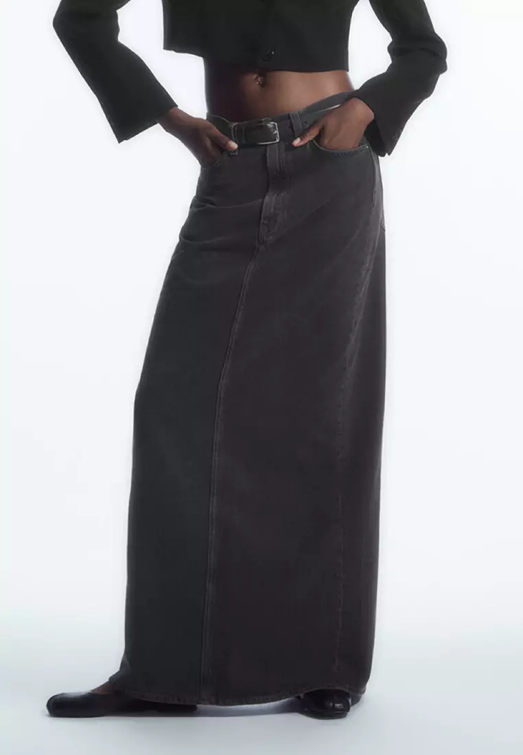 Buy Cos Denim Maxi Skirt Online Zalora Philippines