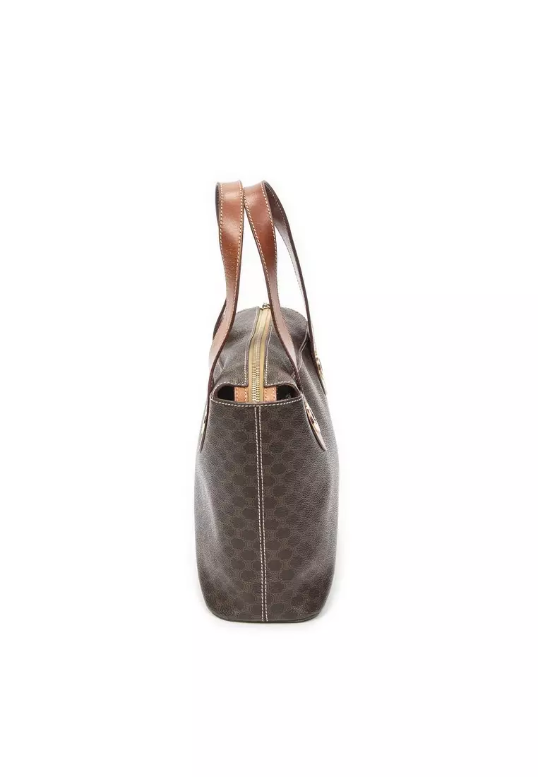 Pre-Loved Zip Square Tote
