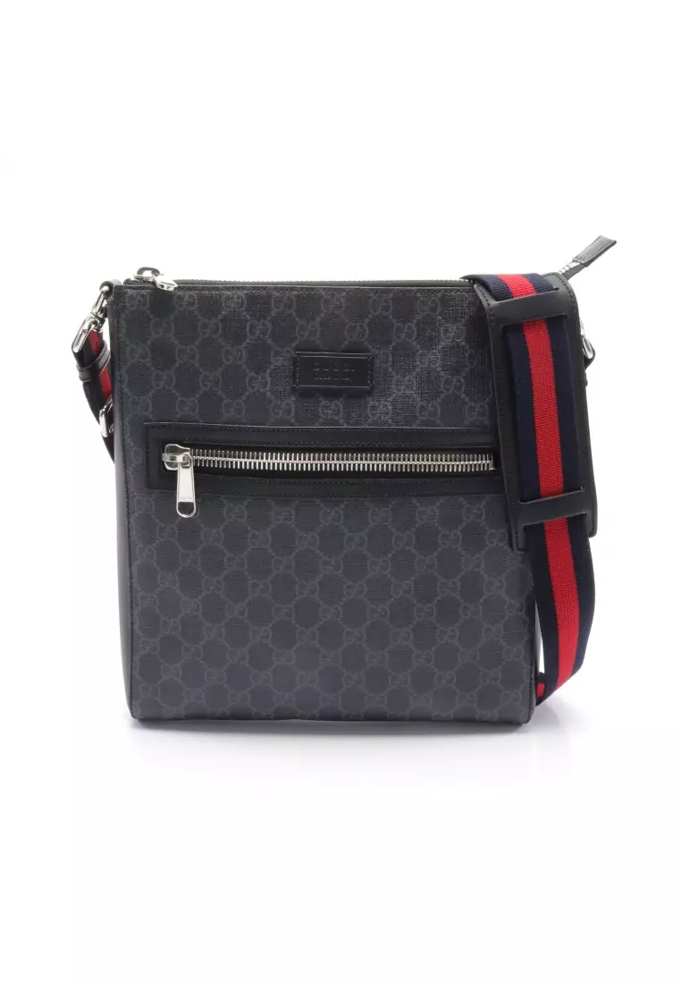 Buy Gucci Pre-loved GUCCI GG Supreme Messenger bag sherry line Shoulder ...
