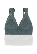 Buy DORINA 2 Pack LANA Lace Non-Wired Padded Bralette Bra Online