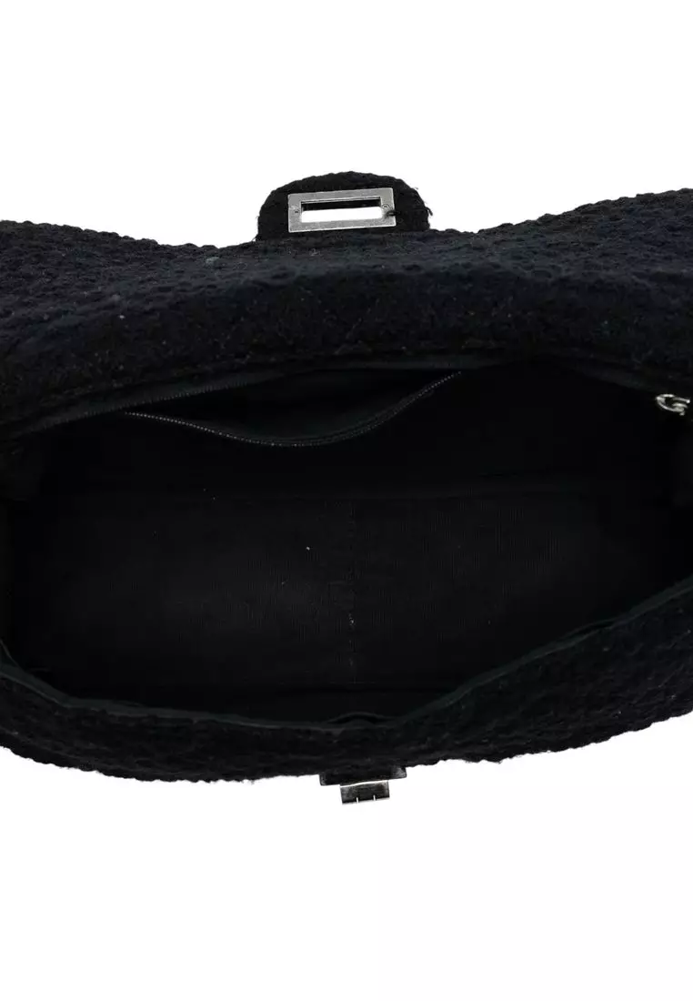 Pre-Loved Chanel Jumbo Reissue 2.55 Quilted Tweed Easy Messenger Flap
