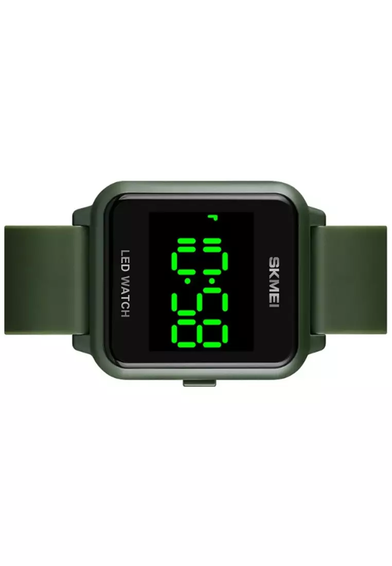 Jam Tangan Digital Pria Waterproof Many Function Strap Tali Material PU AN02 ORIGINAL