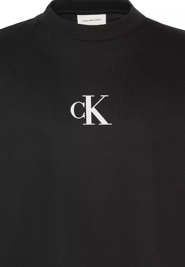 Overlay Logo Graphic Relaxed Tee - Calvin Klein Jeans