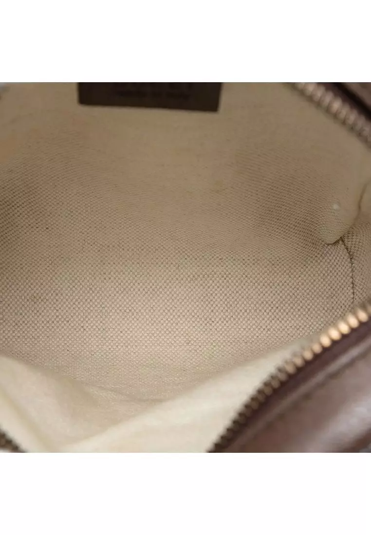 Pre-Loved Gucci Mini Gg Supreme Web Ophidia Crossbody