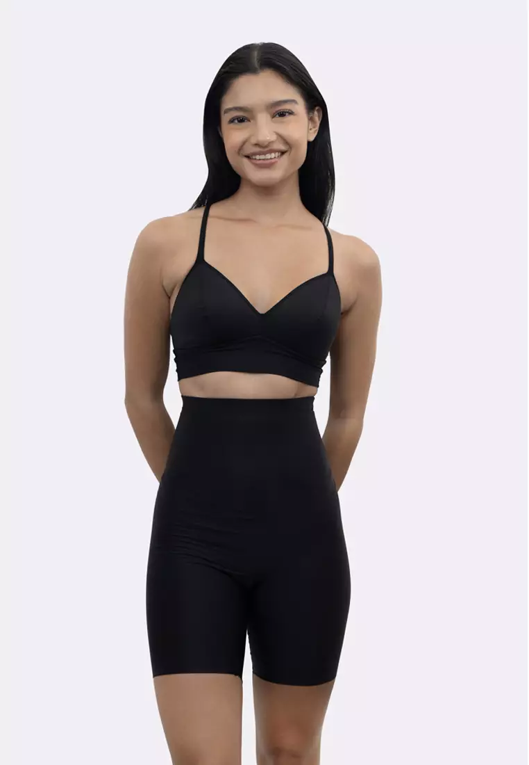 Playtex Black High Waist Thigh Slimmer
