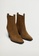Mango brown Heel Leather Ankle Boots ED785SHA27304DGS_2