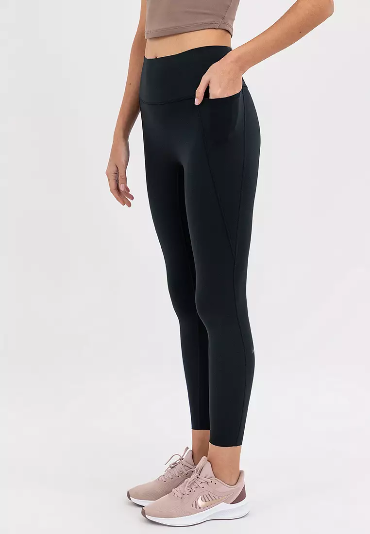 Universal Medium-Support High-Waisted 7/8 Leggings with Pockets