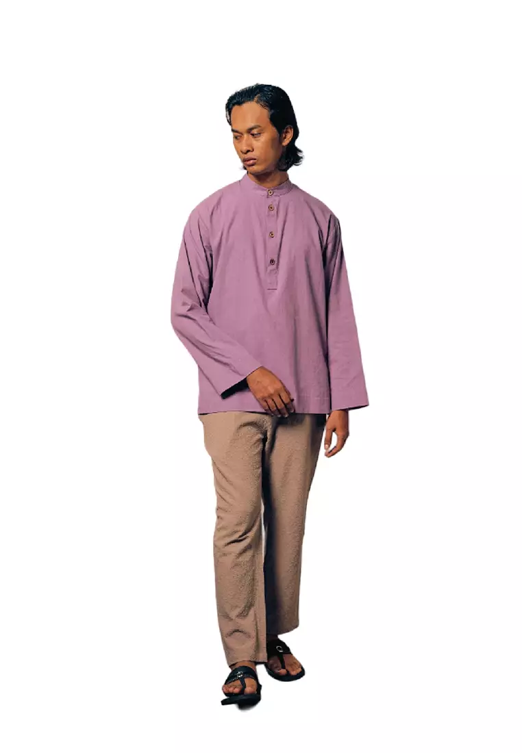 UMMA Bentara Kurta Bakawali Raya 2024 in Lilac