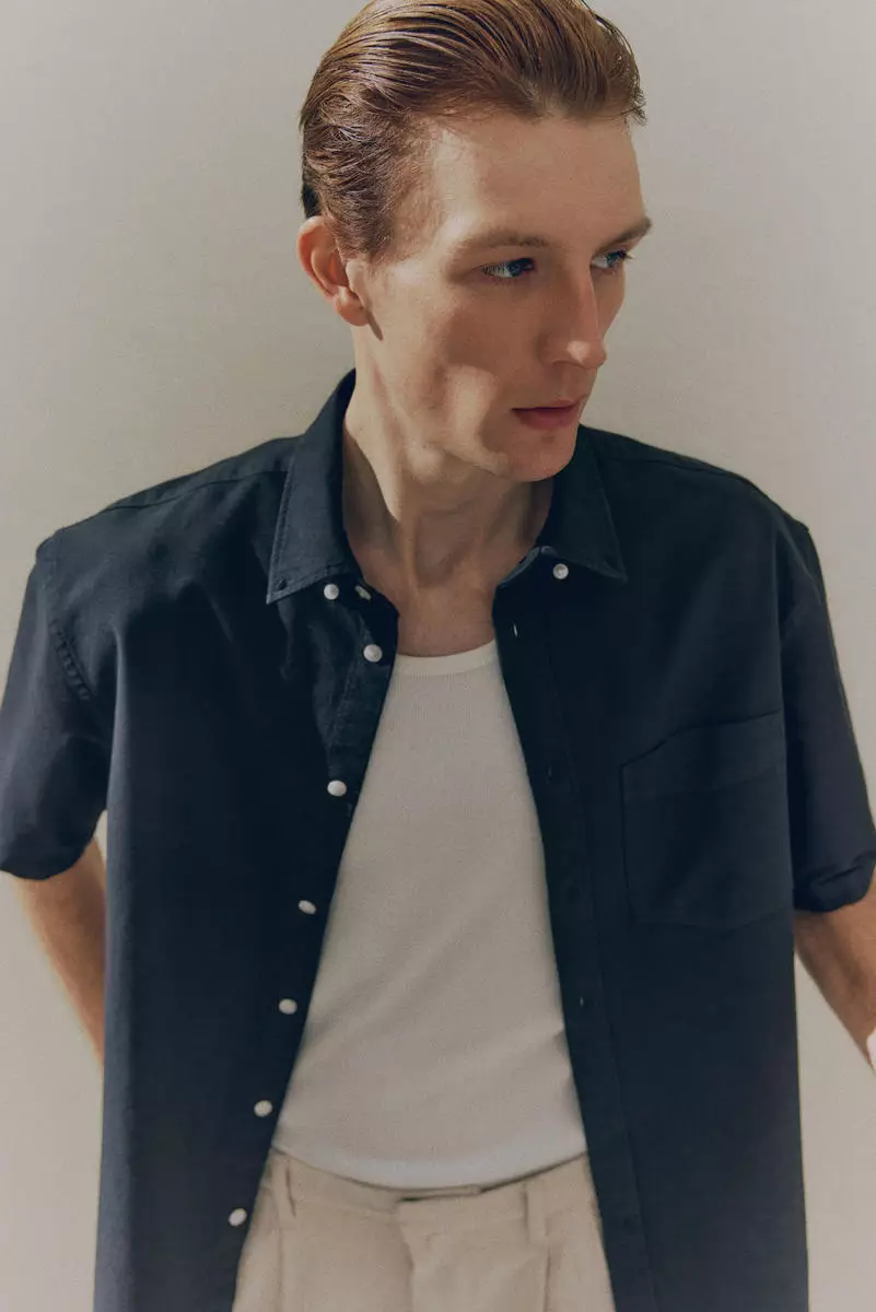 Regular Fit Short-sleeved Oxford shirt