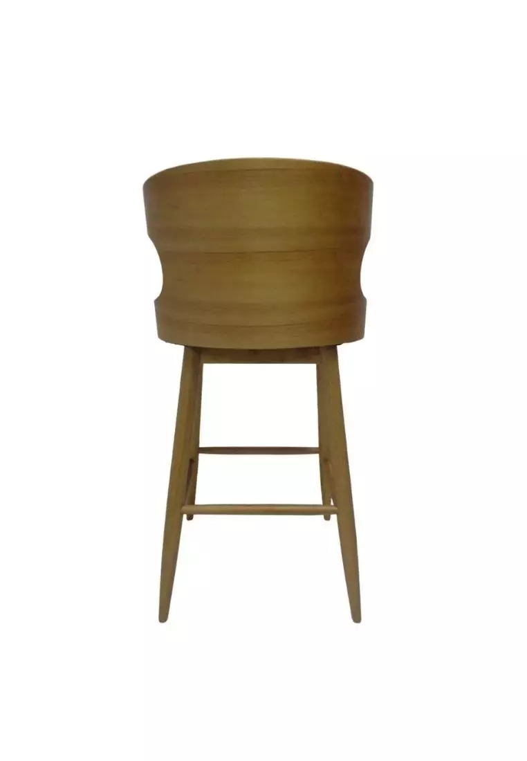 Buy FURNY MATTER Truda Mid Century Modern Fabric Barstools (Set of 2