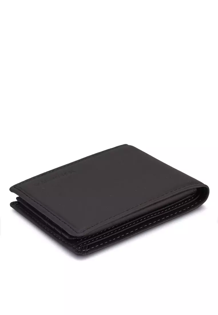 男士皮革 RFID 雙折短夾 / 錢包 (Men's RFID Bi Fold Genuine Leather Short Wallet)