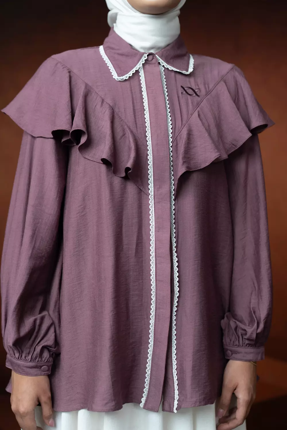 Klamby - Karra Shirt Red Bean