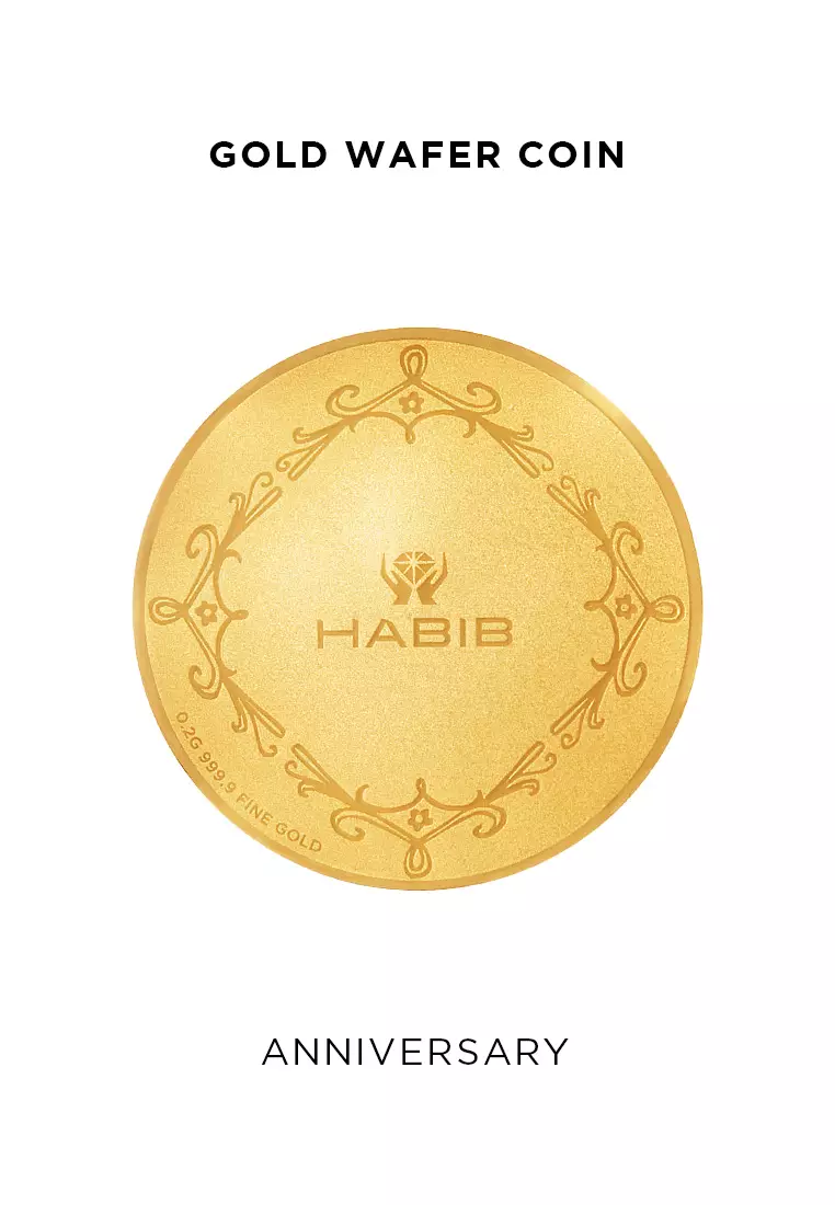 HABIB Joy Collection | 999.9 Gold Wafer Coin (0.20g)