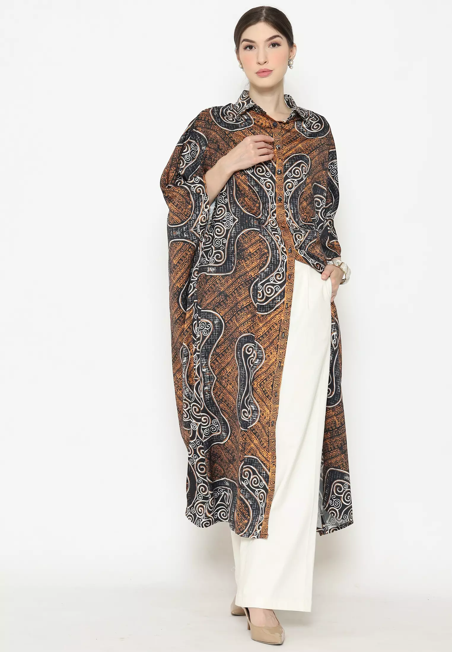 Kanzi Collared Kaftan
