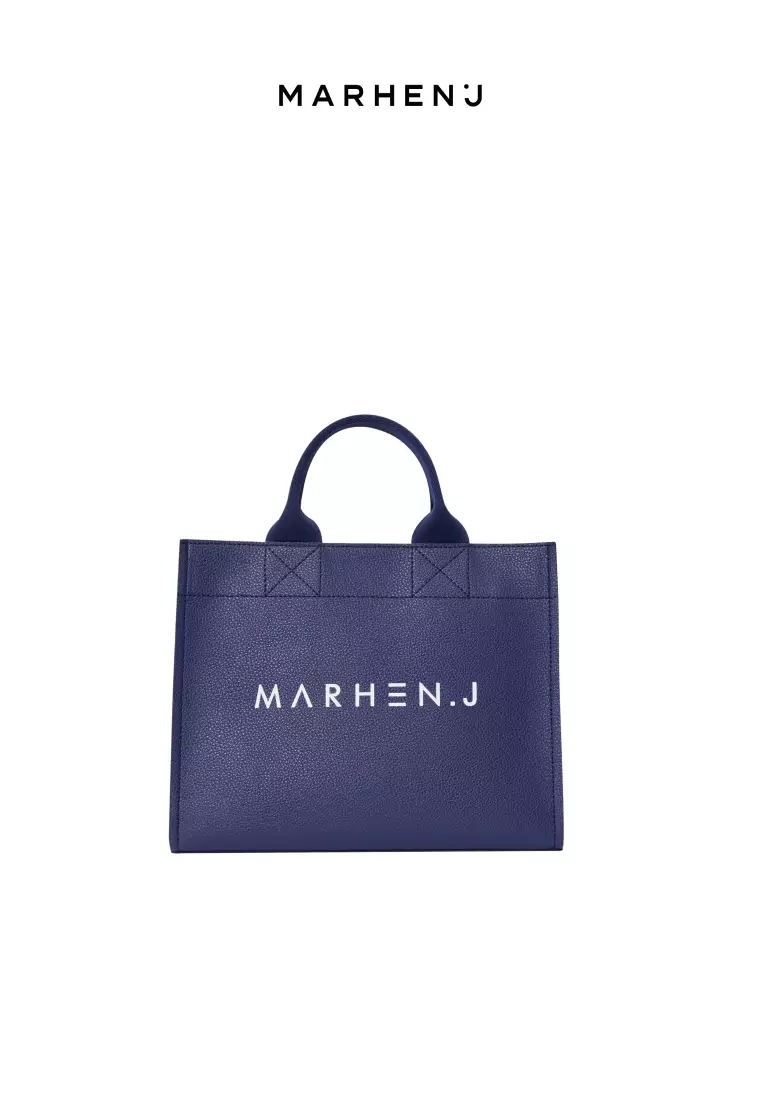 CINDY Vegan Leather Crossbody Bag Navy Blue