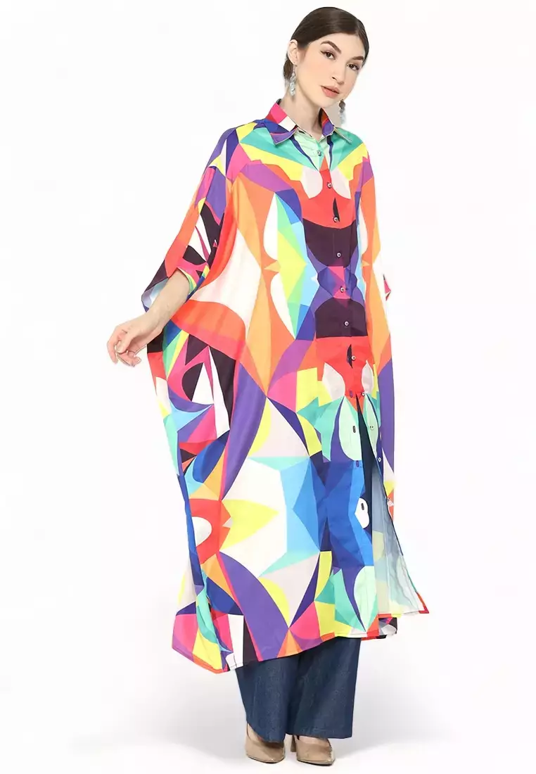 Kanzi Collared Kaftan