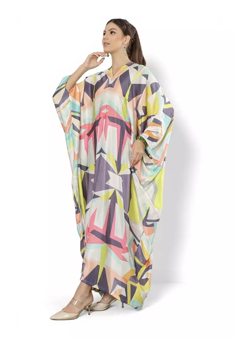 Kanzi Exclusive Short Sleeve Classic Kaftan
