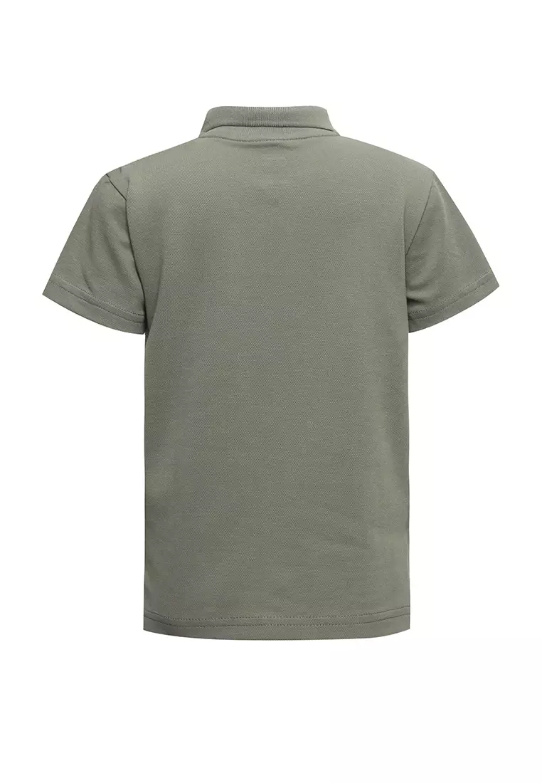 Qna Boy Abednego Polo Shirt Pendek anak Hijau