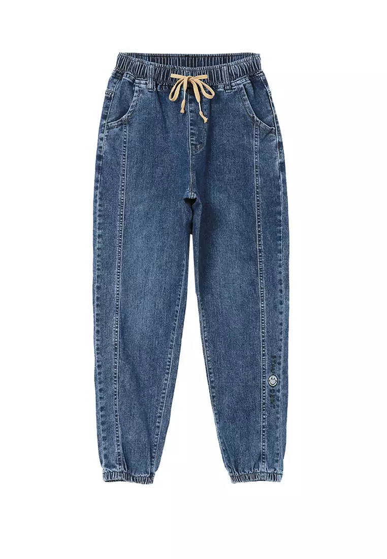 Buy A-IN GIRLS Elastic Waist Band Jeans Online
