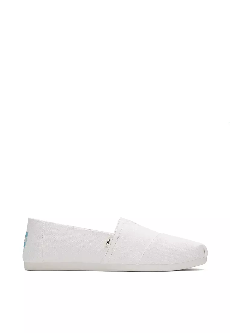 Toms hotsell white espadrille