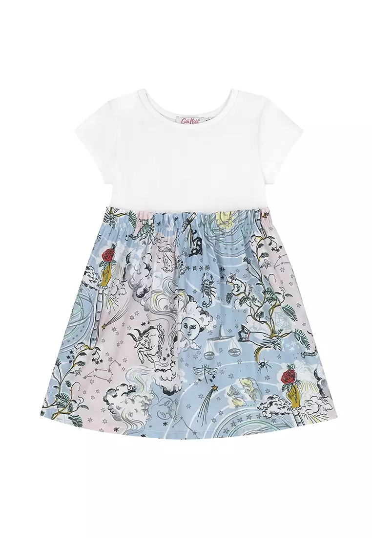 Celestial Baby Jersey Mix Dress