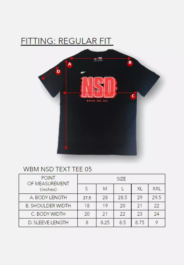 World Balance Men's NSD TEXT TEE 05