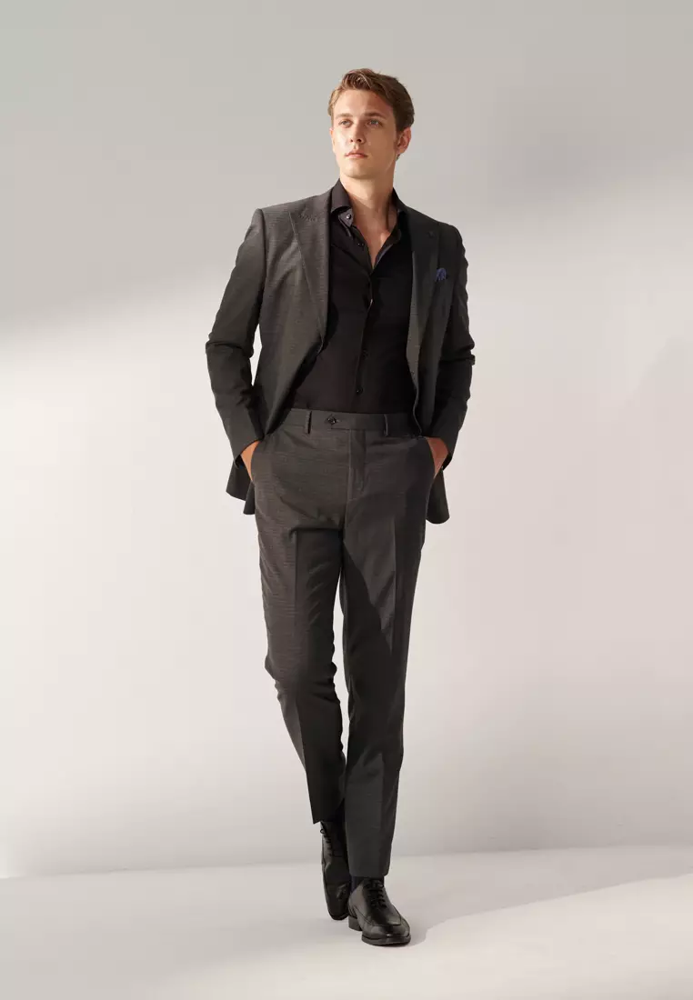 Grey Check Tailored Suit