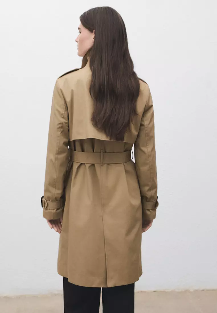 Classic Trench Coat With Belt