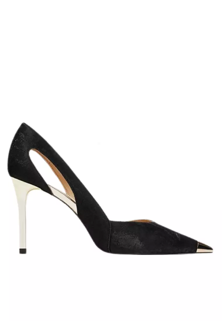Discount on Twenty Eight Shoes  shoes - SKU: 8CM Hollowed Pointed Satin Wedding Heels PX708-B36-1