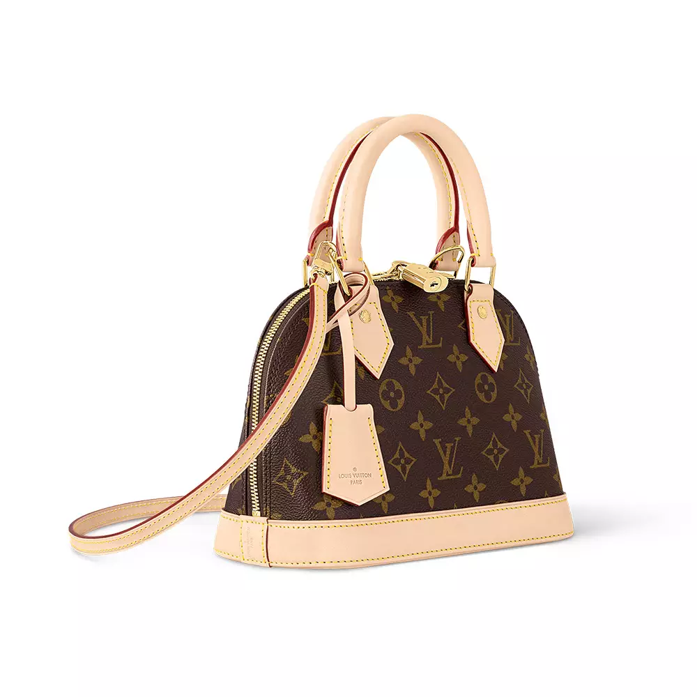 Jual Louis Vuitton Louis Vuitton Alma BB Monogram Canvas Handbags Tan ...