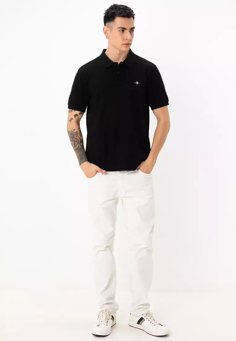 Regular Fit Shield Piqué Polo Shirt