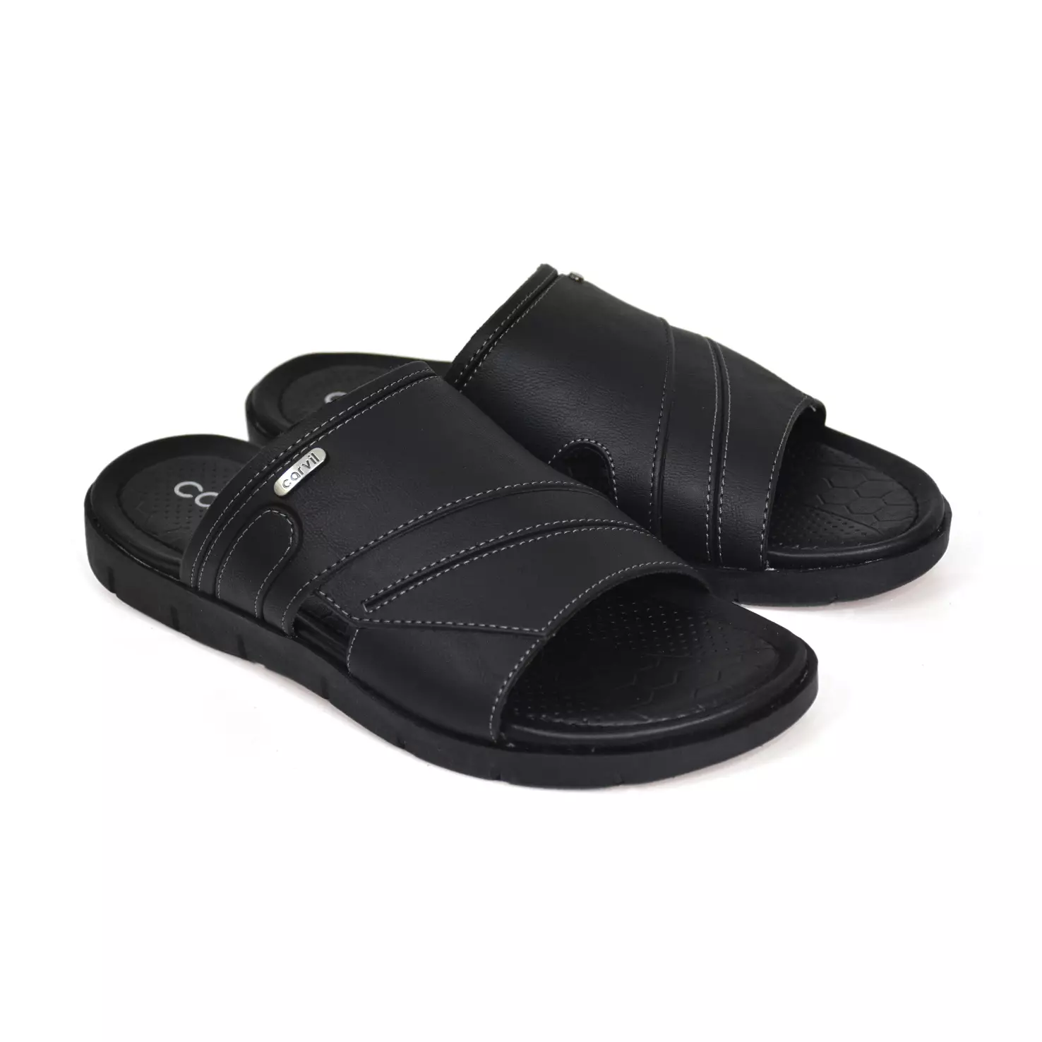 Carvil Sandal Pria Wolves-03 M Black