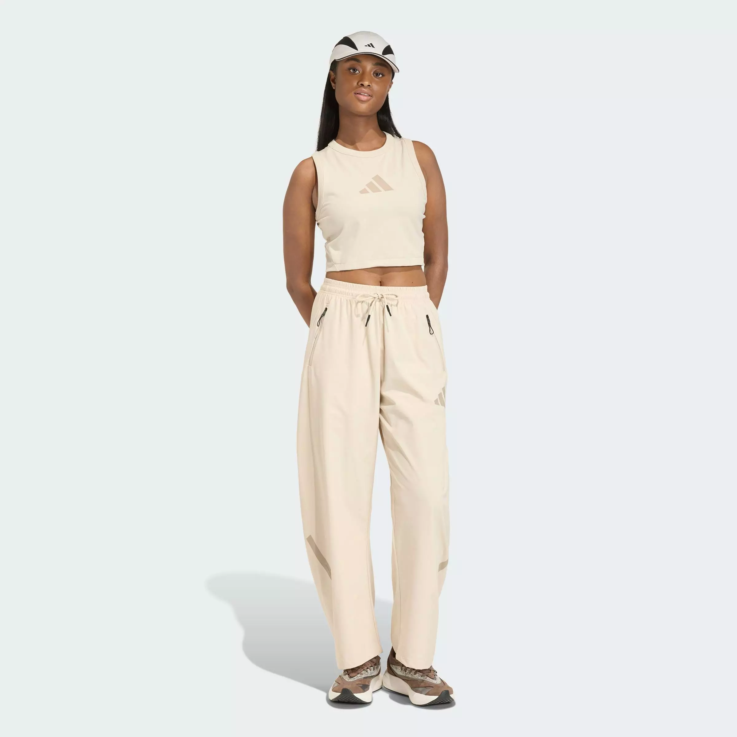 Buy ADIDAS Lifestyle Z.N.E. WOVEN PANTS Women Beige KD8479 2026