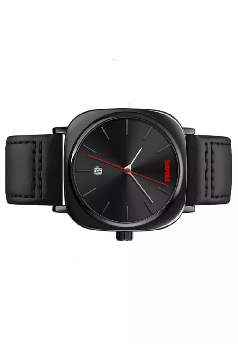 Jam Tangan Analog Pria Waterproof Strap Tali Material Leather BY90 ORIGINAL