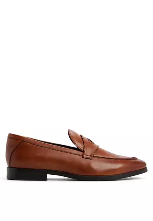 Aldo Bolton Dark Brown Penny Loafers Size 10 Bostonian M Brown Dress Shoes for Men for sale | eBay main image 4