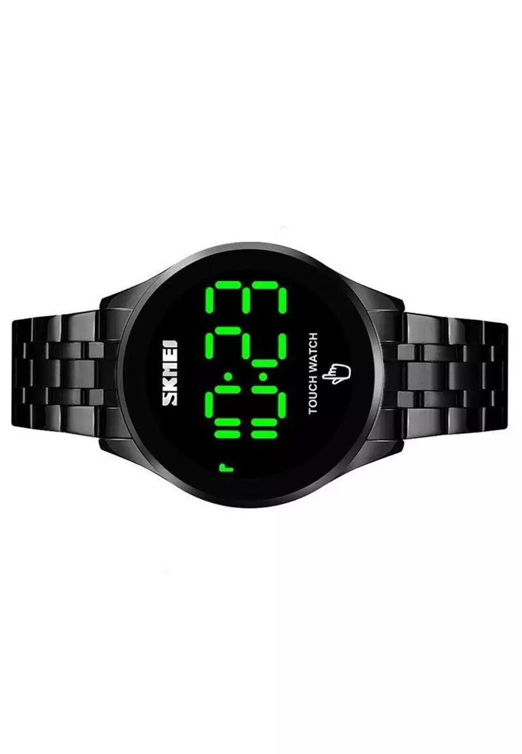 Jam Tangan Casual Digital Pria Waterproof Many Function Strap Tali Material Stainless Steel RT98 ORIGINAL