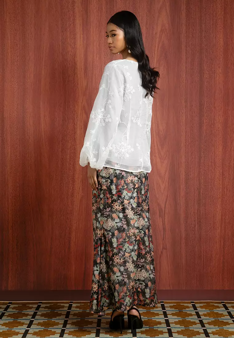 ELLIE KURUNG PEPLUM SET