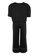 Trendyol black Plus Size Printed Wide Legs Knitted Pajamas Set 71717AADDDC6D2GS_6