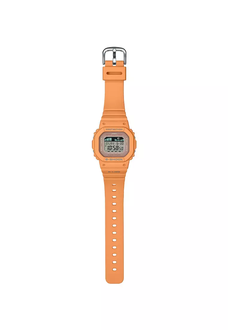 GLX-S5600-4 G-LIDE Women's Digital Sport Watch | Orange Resin Band