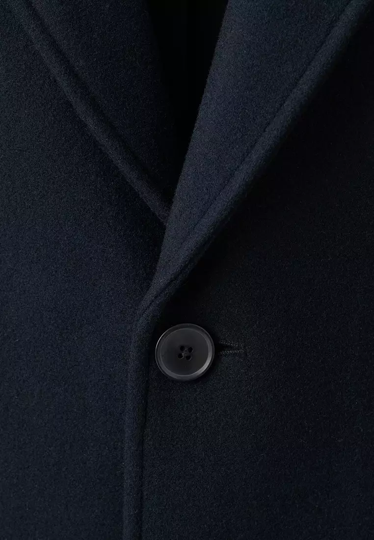 Lightweight Recycled Wool Coat