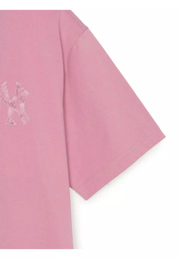 DENIMLIKE MONOGRAM BIG LUX OVER FIT T-SHIRTS NEW YORK YANKEES